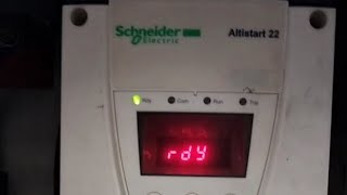 Schneider altistart 22 soft starter specification and functions 88amp [upl. by Neelyhtak]