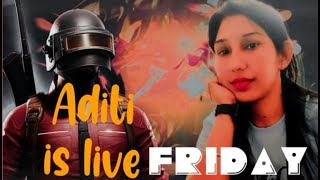 Aditi is Live 😇 Tomorrow royal pass giveaway🎁✨ [upl. by Fenelia644]