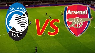 ATALANTA VS ARSENAL UEFA CHAMPION LEAGUE EFOOTBAL MACH [upl. by Ahsiakal]