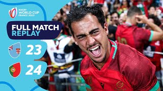 The biggest upset in rugby history  Fiji v Portugal  Rugby World Cup 2023  Full Match Replay [upl. by Deidre331]