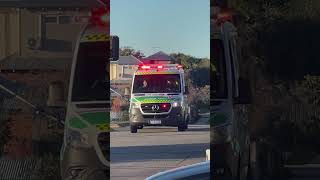 St John’s ambulance responding all sirens ambulance emergency [upl. by Nairot]