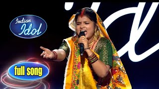 Omg Radha Srivastava killing performance  Indian idol 15  Shreya Ghoshal [upl. by Fusuy]