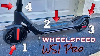 WheelSpeed WS1 Pro  Electric Scooter  400W  Great Speed amp Battery Range [upl. by Sremlahc392]