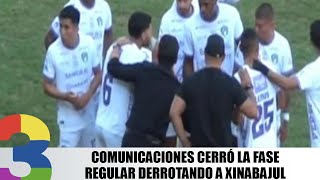 Comunicaciones cerró la fase regular derrotando a Xinabajul [upl. by Anauqat]