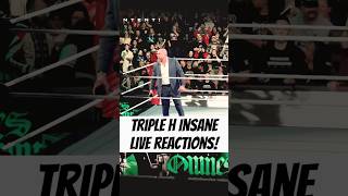 Epic Triple H Entrance LIVE Reaction  RAW After WrestleMania 2024 wwe [upl. by Aneeres]