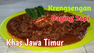 RESEP KRENGSENGAN DAGING SAPI KHAS JAWA TIMUR SUPER ENAK  krengsengansapi dapurmamakaila [upl. by Assenad712]