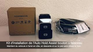 Audi Q3 8U FL  Installation bouton Auto Hold Assist  Retrofit Auto Hold Assist [upl. by Chappy39]