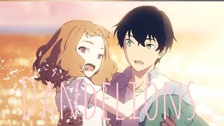 Joseethe Tiger and the Fish 「AMV 」Dandelions [upl. by Aseel]