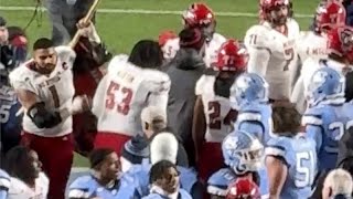 Watch how the fight after the NC StateUNC game started [upl. by Eaned]