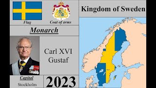 History Timeline of Sweden 18142023 [upl. by Enilauqcaj427]