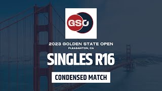 C MOSCOSO VS K WASELENCHUK│R16  2023 GOLDEN STATE OPEN  CONDENSED MATCH [upl. by Eelamme]