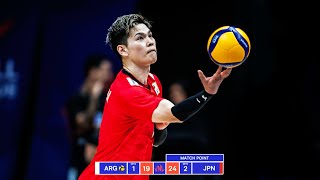 Yuji Nishida DESTROYED Argentina in Volleyball Nations League 2024 [upl. by Nenad]