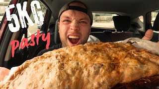 Chowing Down on 5kg of Cornish Pasty  Insane Food Challenge [upl. by Dlorrej639]