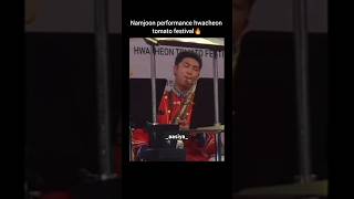 Namjoon performance hwacheon tomato festival😊btsbtsarmybtsyoutubeshorts [upl. by Buyse]