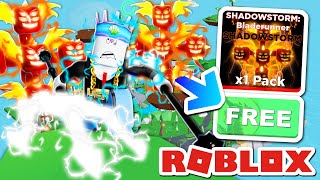 I got UNLIMITED SHADOWSTORM PETS in NINJA LEGENDS ROBLOX [upl. by Galitea72]