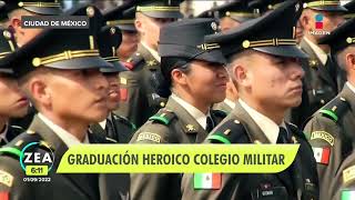 Se gradúan 581 oficiales del Heroico Colegio Militar  Noticias con Francisco Zea [upl. by Hakceber]