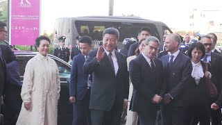 Palermo Xi Jinping visita Palazzo Reale Geraci quotGrande opportunitàquot [upl. by Finbur]