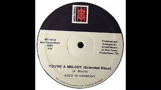 Aged In Harmony  Youre A Melody Extended Disco Version1978 [upl. by Svetlana]