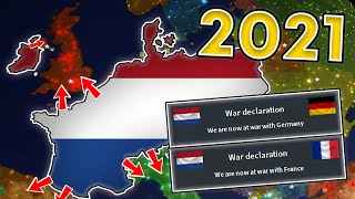 Conquer Europe BEFORE 2022 as the Netherlands  Rise of Nations Netherlands Guide [upl. by Kristi]