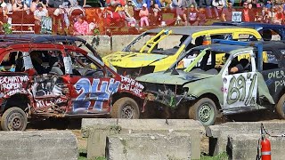 Petrolia Demolition Derby 2024 Junk Run [upl. by Duval]