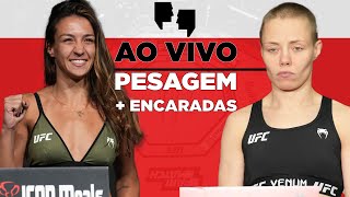 AO VIVO RIBAS vs NAMAJUNAS  PESAGEM  ENCARADAS  UFC VEGAS 89 [upl. by Llertniuq]