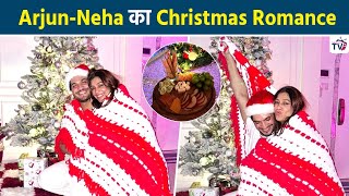 Arjun Bijlani संग Neha ने Share की PreChristmas Celebration की Romantic Pic [upl. by Farhsa]