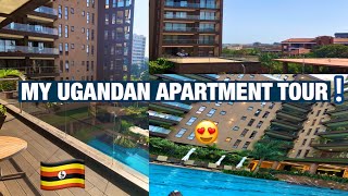 MY 10000 FURNISHED APARTMENT TOUR IN UGANDA SPEKE APARTMENTS [upl. by Kowatch]