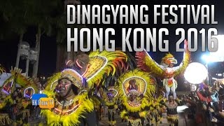 Dinagyang Festival at the Hong Kong Chinese New Year Parade 2016 [upl. by Lais]