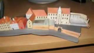 Paper Model  Wasser Mühle  Prager Burg  Schreiber Bogen [upl. by Beghtol]