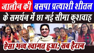 जालौन में BSP प्रत्याशी शीतल कुशवाहा ने पलट दी बाजी छा गई सीमा कुशवाह  सब हैरान  UP Election [upl. by Ennoryt]