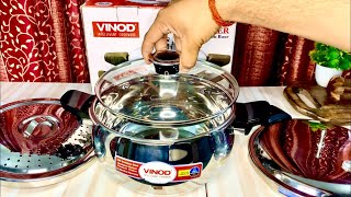 Vinod Magic Cooker Review  55L  Vinod Steel Cooker  Multipurpose Steel Cooker  Stainless Steel [upl. by Laenej]