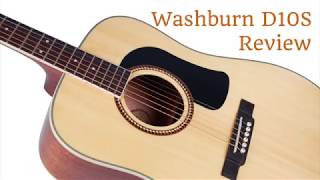 Guitar Review Washburn D10S Acoustic [upl. by Lirrehs]