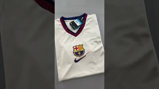 19981999 Barcelona Away Vintage Soccer Jersey football soccer jersey [upl. by Yrret]