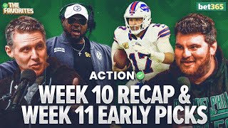 Early Week 11 Bets amp NFL Week 10 Recap with Chad Millman amp Simon Hunter  The Favorites Podcast [upl. by Haley]