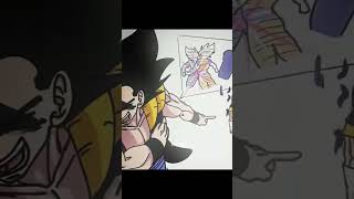 Gogeta and vegito 🥶💯🔥❤️goku db dragonball manga edit anime viral [upl. by Almund]