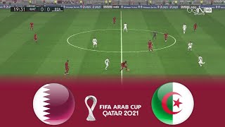 QATAR vs ALGERIA  Arab Cup Qatar 2021 Semifinals [upl. by Andrus292]