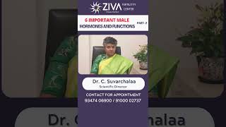 6 Important Male Hormones  Part 2  Fertility Tips  Dr C Suvarchala  ZIVA Fertility [upl. by Esta784]