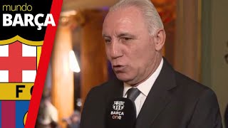 Hristo Stoichkov habla en la Gala del 125º Aniversario del FC Barcelona [upl. by Pedroza707]