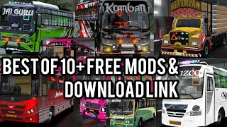 TOP 10 INDIAN FREE MODS FOR EURO TRUCK SIMULATOR2 amp DOWNLOAD LINK  DOWNLOAD HERE amp ENJOY [upl. by Yrruc72]