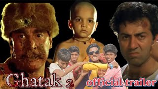 sanni deol ghatak movie dialogue official trailer video  Dinesh Rajput 9020 khedia ka hero [upl. by Naxor]