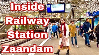 INSIDE ZAANDAM RAILWAY STATION REVIEW [upl. by Hindu819]