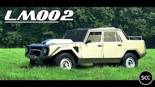 LAMBORGHINI LM002 1989  Test drive in top gear  V12 Engine sound  SCC TV [upl. by Briny984]