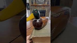 Wooden mallard duck phone quacking [upl. by Mcafee]