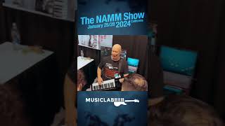 KEYTAR PERFORMANCE at the nammshow 2024 musiclabcom  by KeytarJeff [upl. by Orsino]