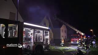 Lampertheim Hofheim Wohnhausbrand mit einem Toten [upl. by Hanyaz]