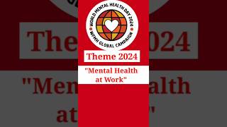 World Mental Health Day Theme 2024 worldmentalhealthday2024 mentalhealthatwork shorts kiandka [upl. by Nwahsal]