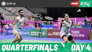 YONEX Taipei Open 2024  Day 4  Court 2  Quarterfinals [upl. by Ahsieka330]