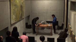 Alvin Lucier  CRISSCROSS 2013 for Two Electric Guitars [upl. by Ainesy738]