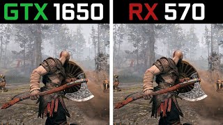 GTX 1650 vs RX 570 in 2023  Test in 7 Games [upl. by Anahc]