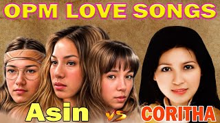 Tagalog Love Songs Medley OPM Songs 2024 💗 Coritha Asin Greatest Hits Of All Time1 [upl. by Noach]